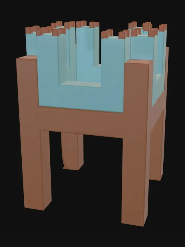 3D model for Castle on Stilts
