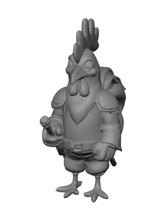 3D model for A Tropical Chicken Knight