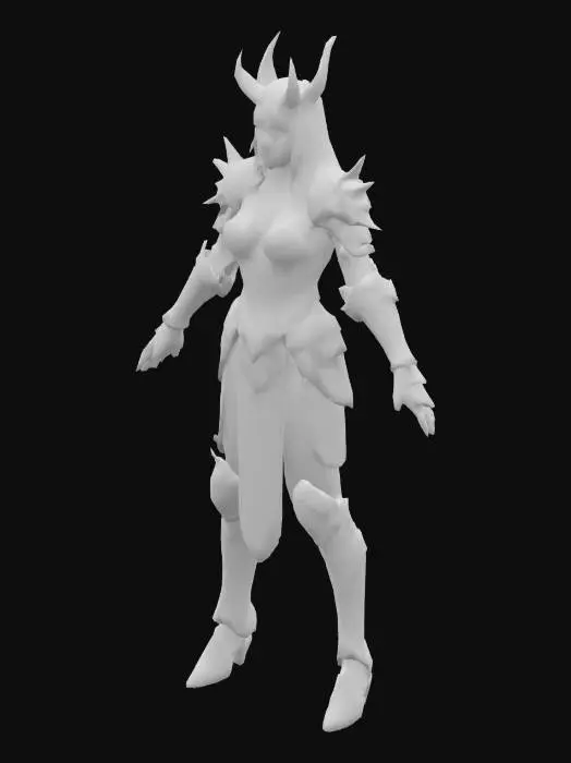 3D model for Infernal Warrior Queen