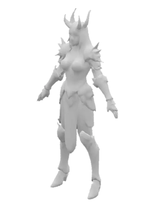 3D model for Infernal Warrior Queen
