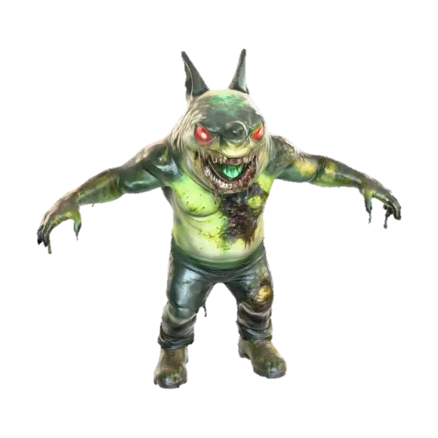 Shark Mutant Fury - Violent 3D model, vytvořený pomocí AI
