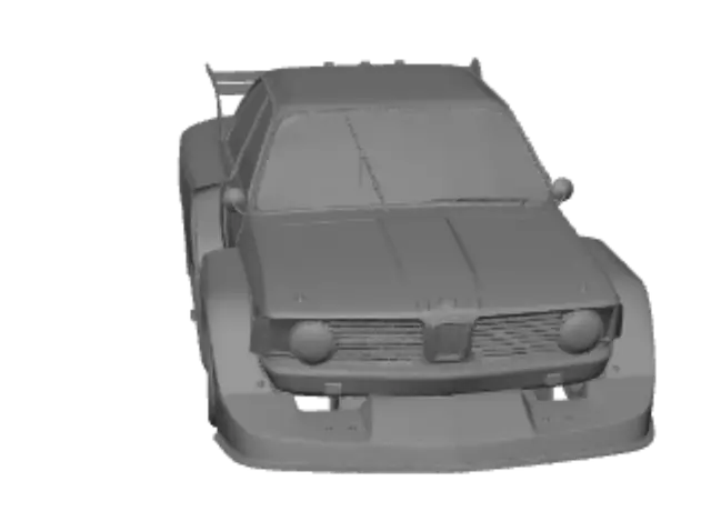 3D model for BMW Motorsport Race Car in Gulf Livery