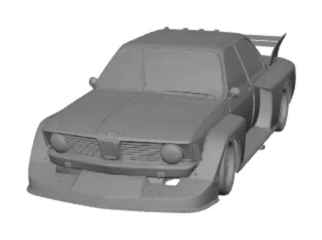 3D model for BMW Motorsport Race Car in Gulf Livery