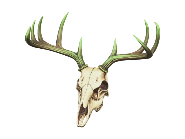 Realistic Deer Skull - Weight 3D model, vytvořený pomocí AI
