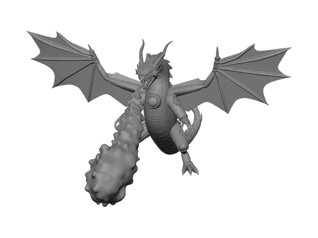 3D model for Weathered Dragon Cannelloni Brainrot
