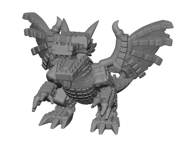 3D model for Realistic Dragon Cannelloni Brainrot
