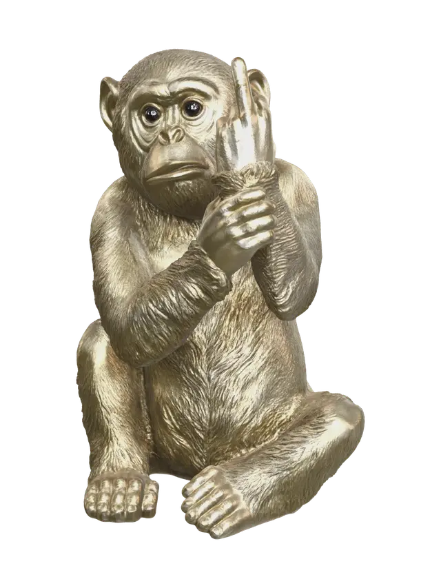 Stylized Goofy Ahh Monkey - Stylizedmonkey 3D model, vytvořený pomocí AI