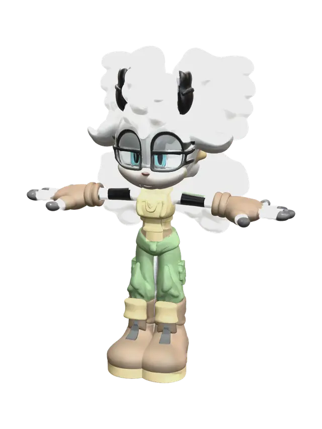 3D model for Weathered Lanolin The Sheep