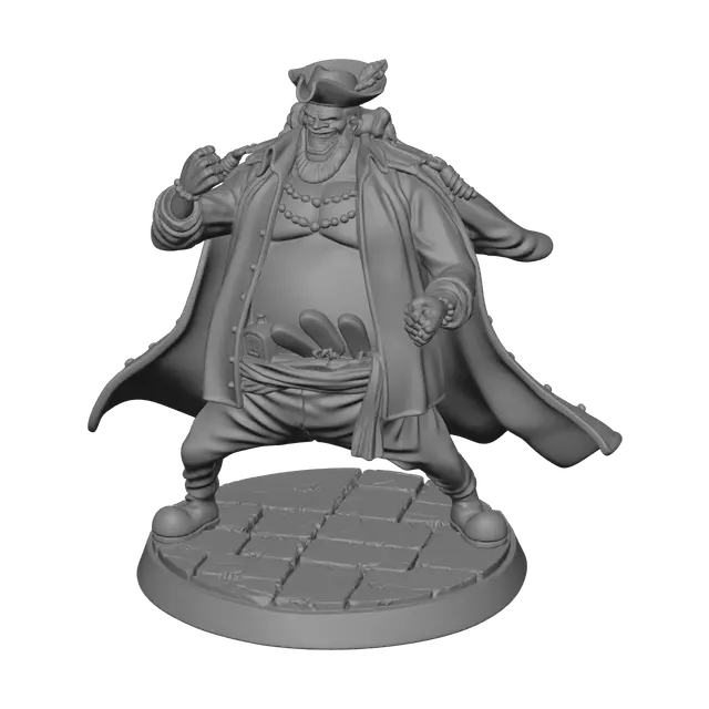 3D model for Modern Blackbeard