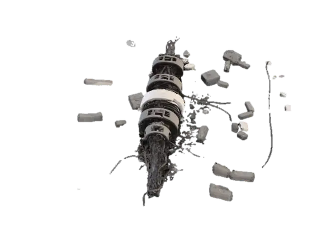 Fragmented Circuitry, #Halloween2025# 3D model, vytvořený pomocí AI