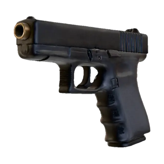 Glock_23 3D model, vytvořený pomocí AI