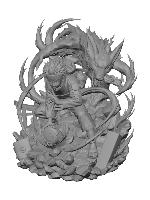 3D model for Naruto Uzumaki: Blaze Dragon