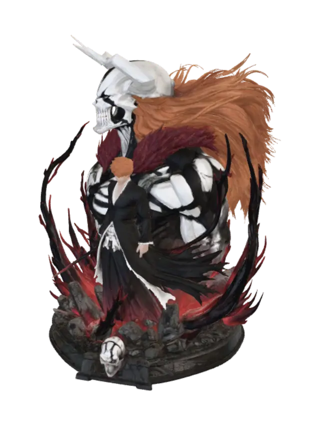 Crimson Ascension 3D model, vytvořený pomocí AI