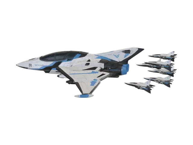 3D model for Skyward Fighter