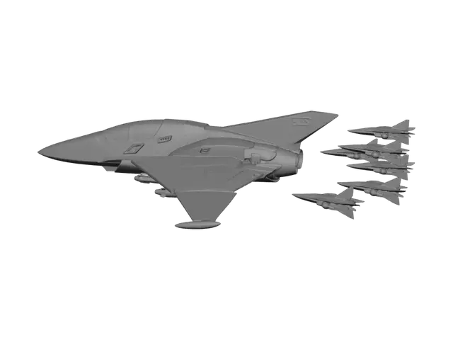 3D model for Skyward Fighter