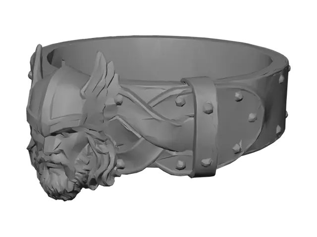 3D model for Viking Belt Buckle