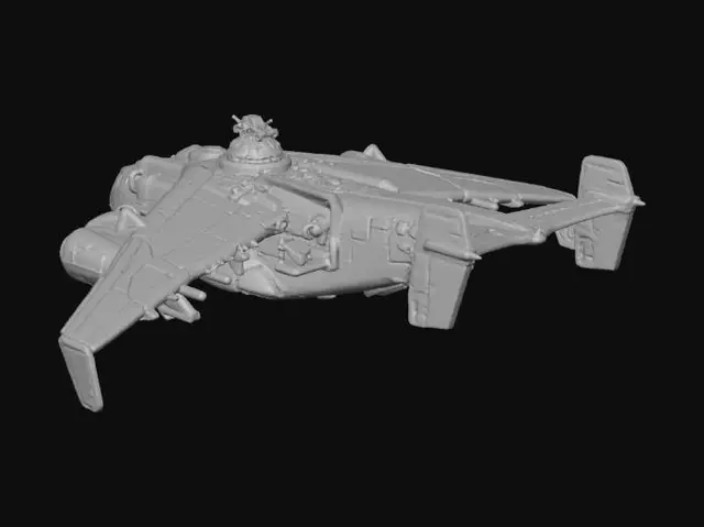 3D model for Harbinger Gunship