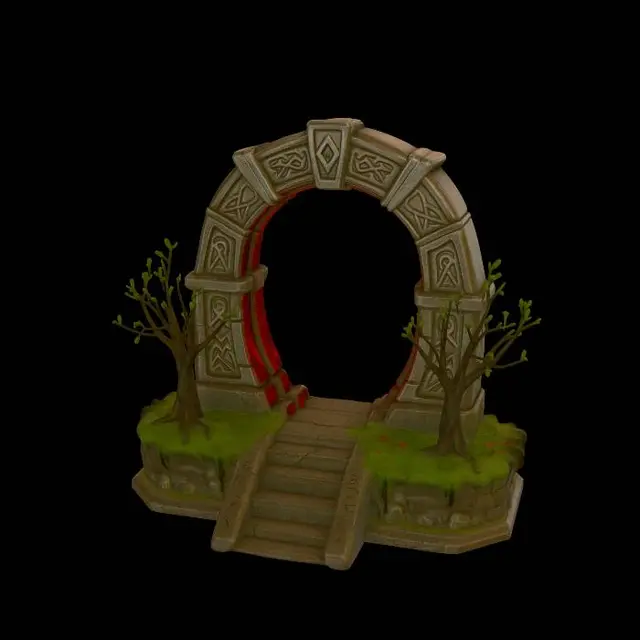 3D model for Crimson Portal Arch