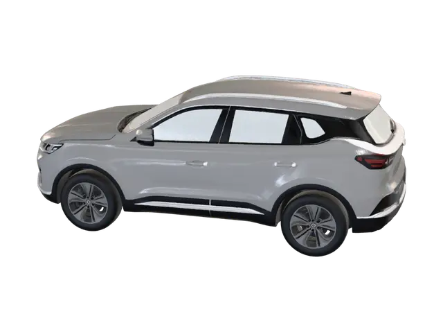 3D model for Silver SUV in a showroom