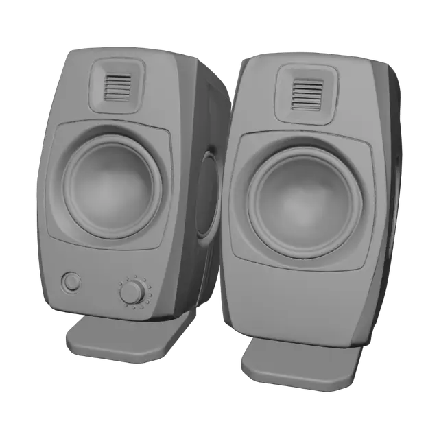 3D model for Adam Audio Studio Monitors