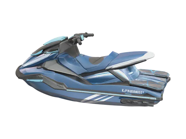 Jet Ski - Watercraft 3D model, vytvořený pomocí AI