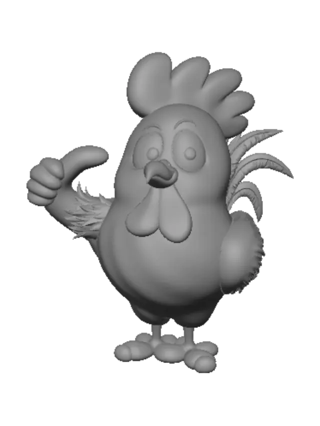 3D model for Cheerful Rooster