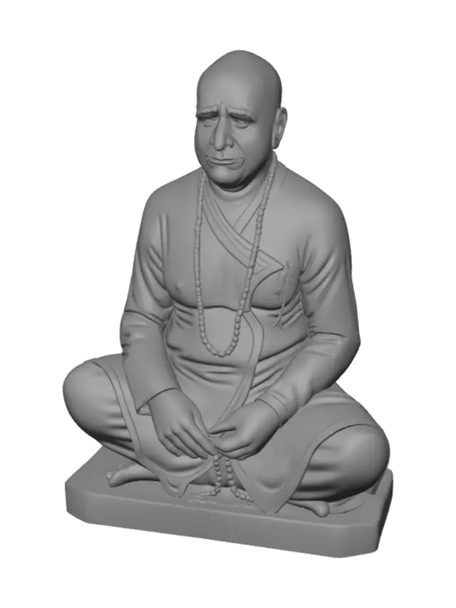 3D model for Saffron-Robed Monk Statue