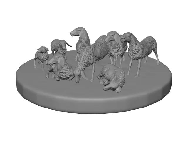 3D model for Clay Sheep Parade