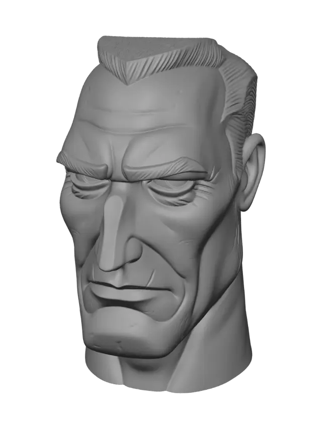 3D model for Stoic Strongman Bust
