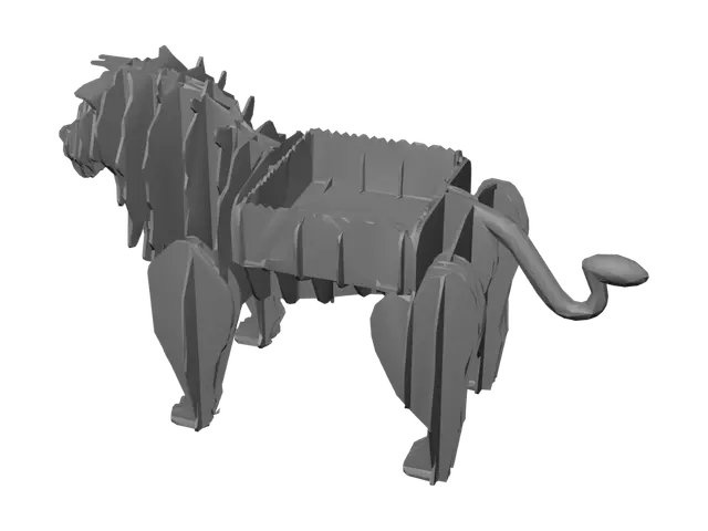 3D model for Segmented Horse
