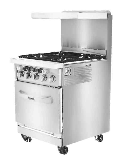 Modèle 3D Commercial Gas Range, généré par IA