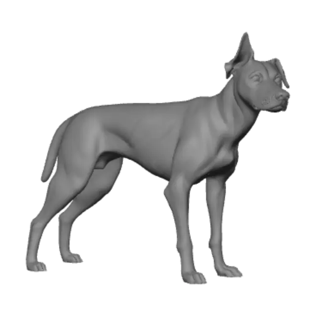 3D model for 生成一只猎狗