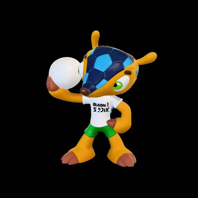 3D model for Brasil 2014 World Cup Mascots