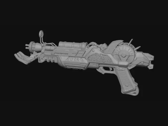 3D model for Emerald Coil Blaster