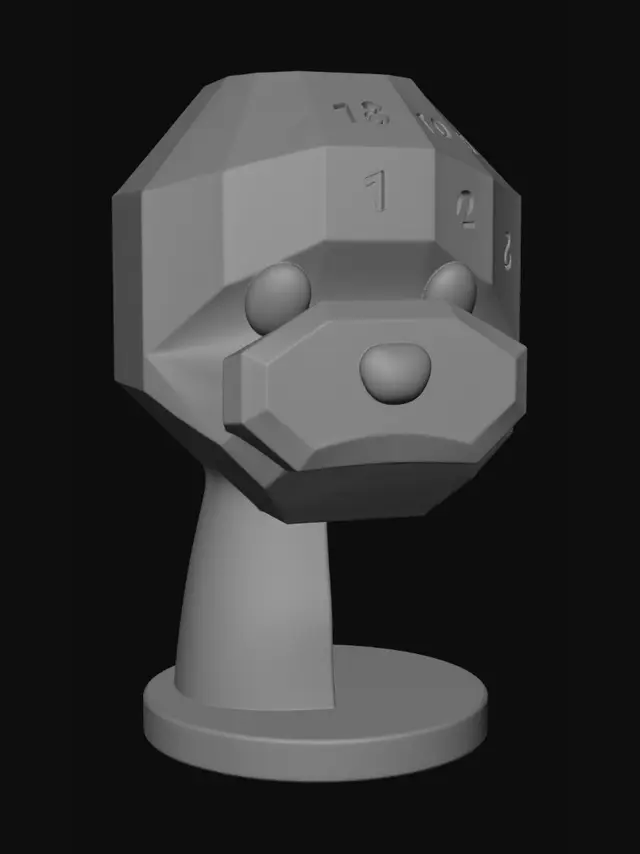 3D model for Numbered Head