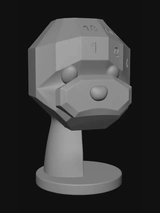 3D model for Numbered Head