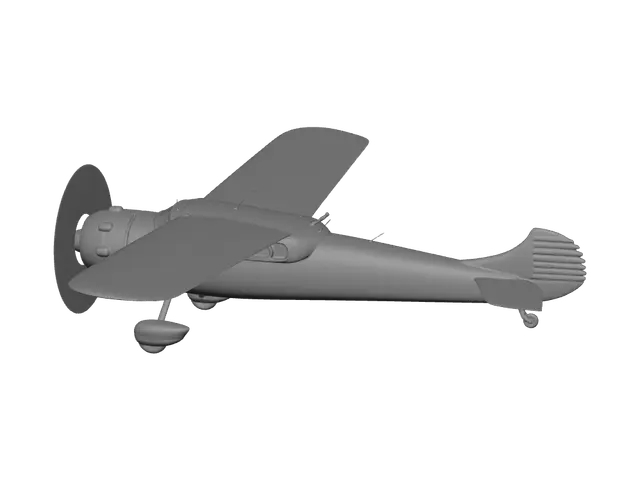 3D model for Weathered Cessna