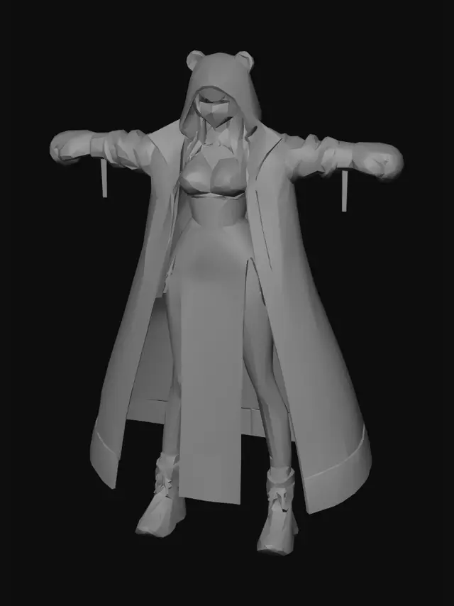 3D model for Panda Kong: Ring Master