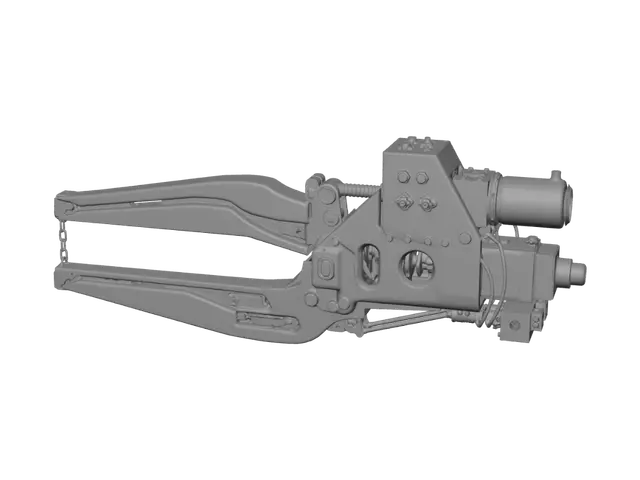 3D model for Two-jaw robotic gripper