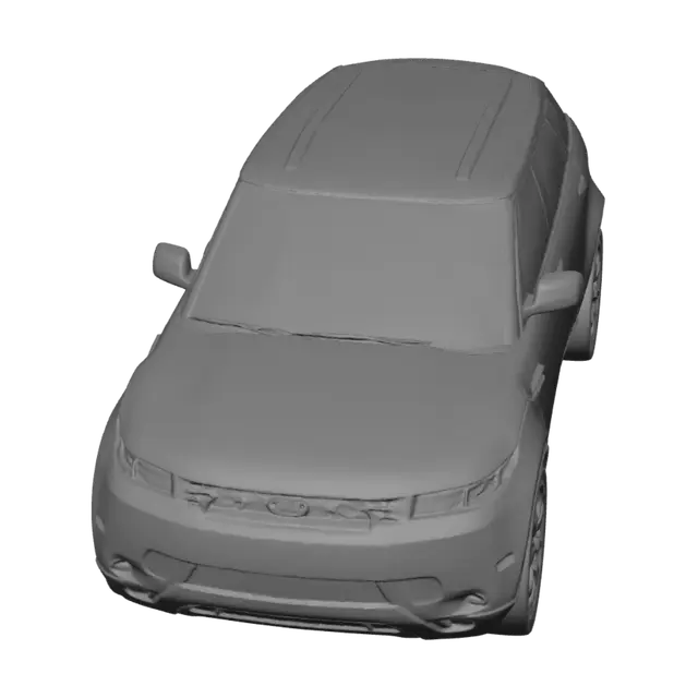 3D model for Blue SUV in the Park