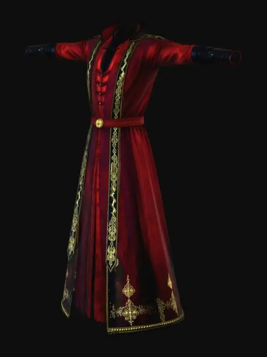 3D model for CR Pachinko Akumajo Dracula Robes T-Posed