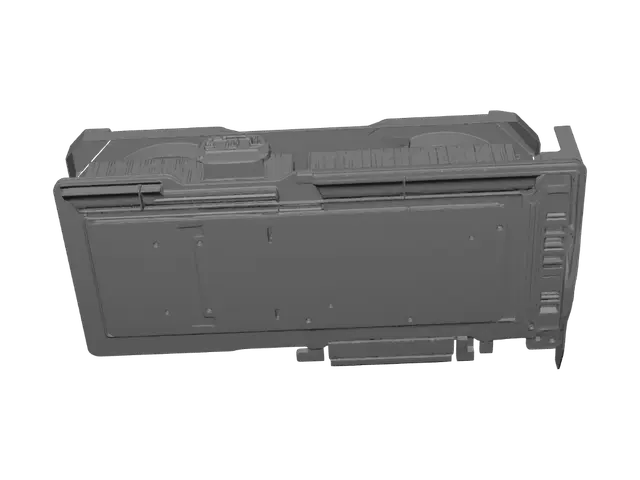 3D model for A photorealistic graphics card