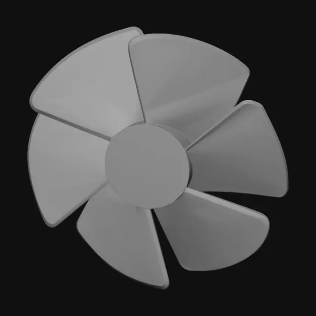 3D model for Five-Blade Propeller