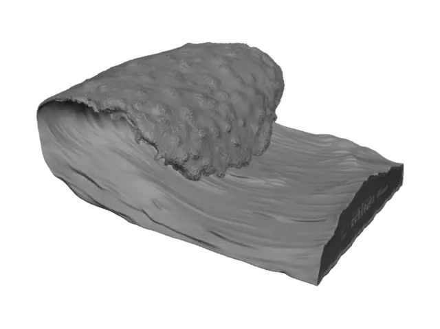 3D model for Rainbow Wave at Sunset