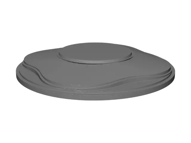 3D model for Layered Circular Necklace