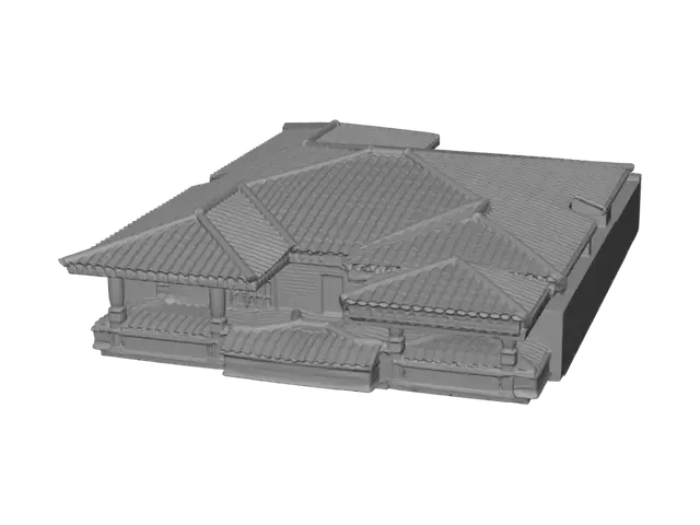 3D model for Geometric Roofscape