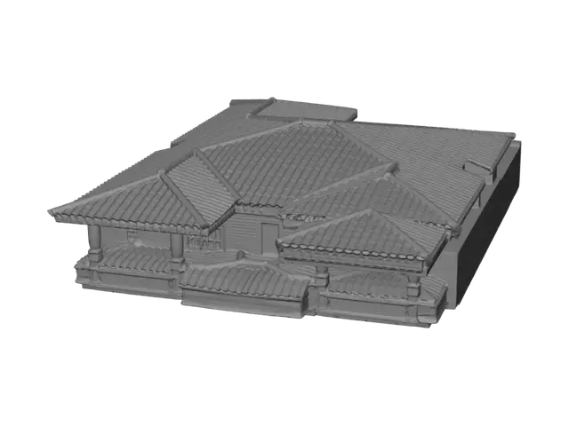 3D model for Geometric Roofscape