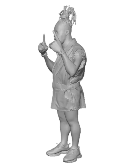 3D model for Busta rhymes rapper