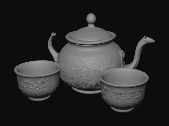 3D model for chai nước