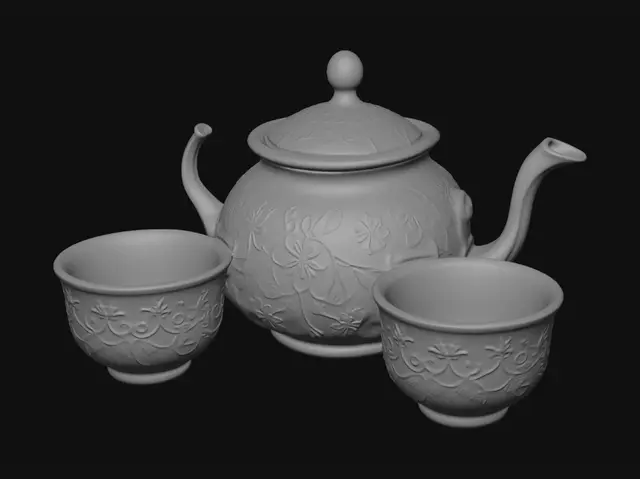 3D model for chai nước